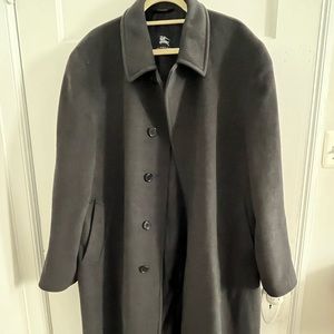 Burberry Large Wool Coat - Charcoal Grey, Full Length